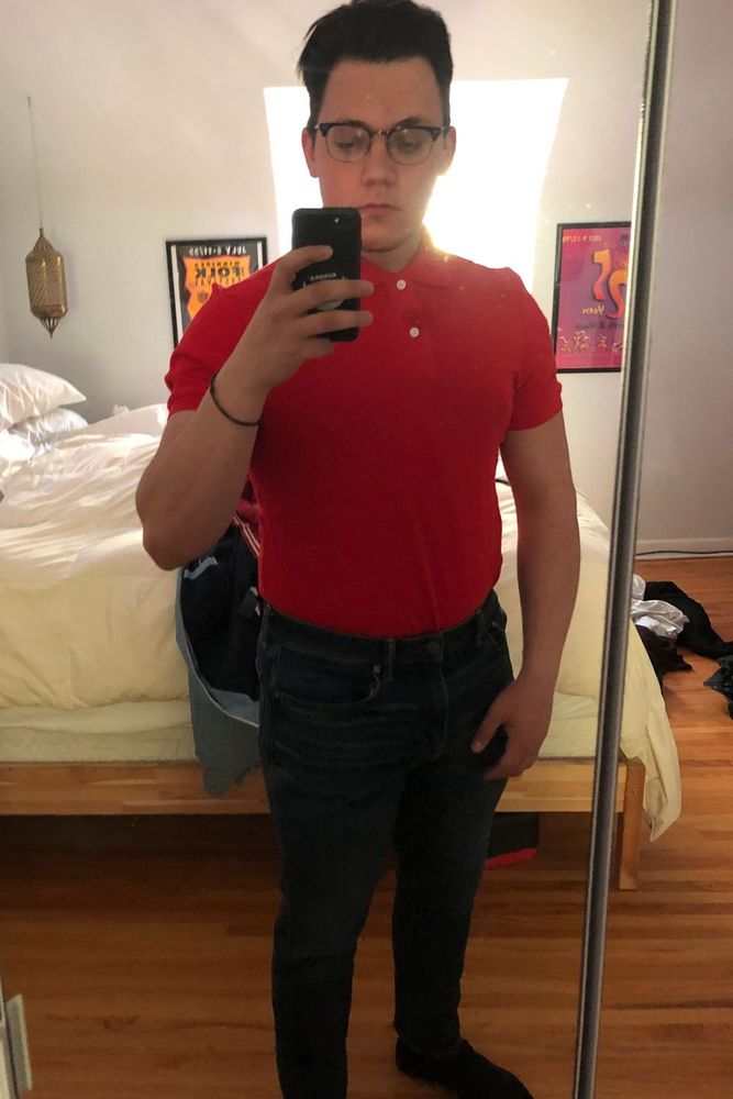 alexadamopoulos's fit featuring Joe Fresh, American Eagle