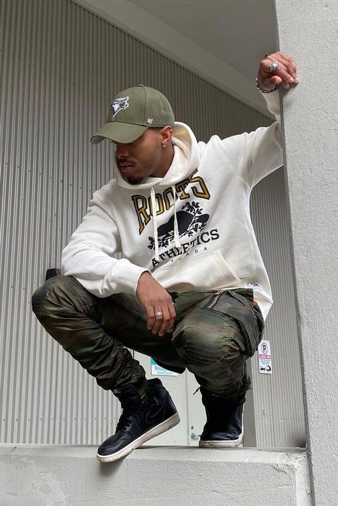 sadiqjames's fit featuring Roots | [object Object]