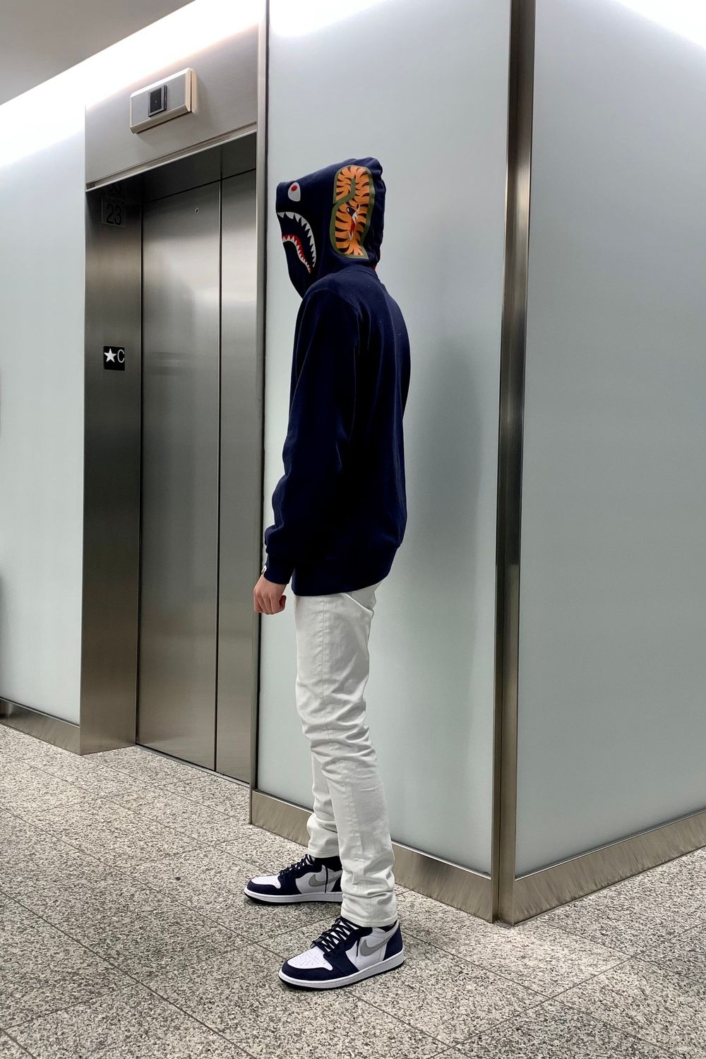 joey's post featuring Bape, Jordan. Feeling jordan1, toronto, bape, whitejeans, skinnyjeans