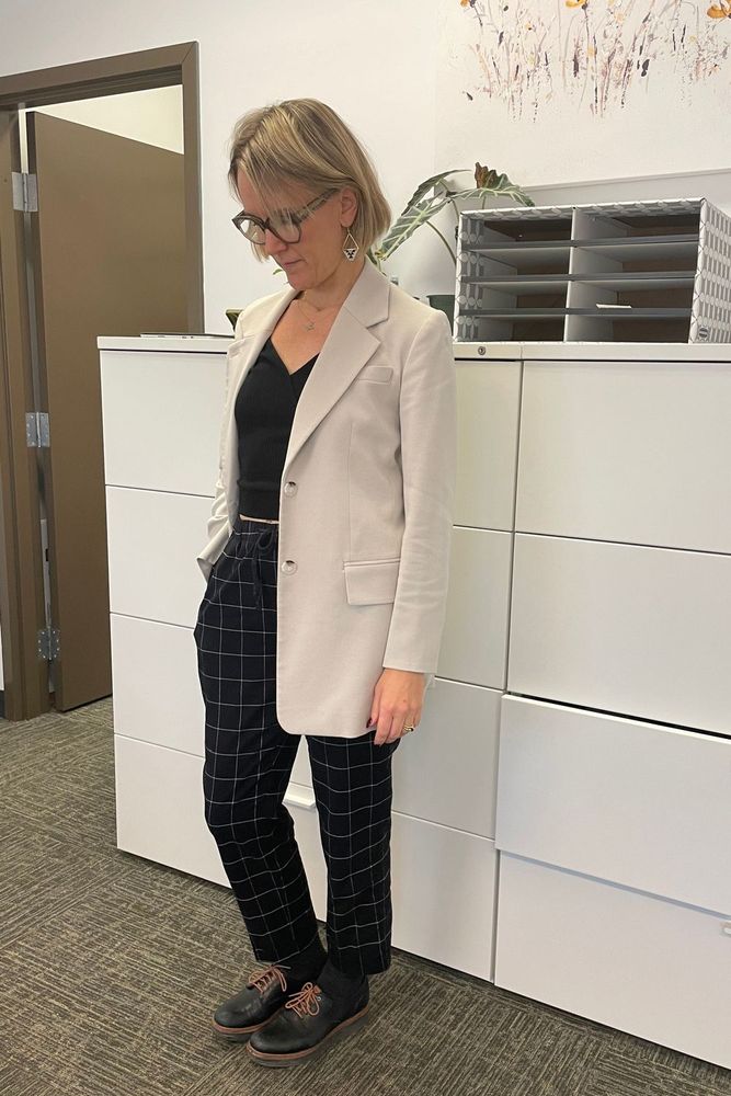 tarak's fit featuring Club Monaco, Wilfred, Clarks