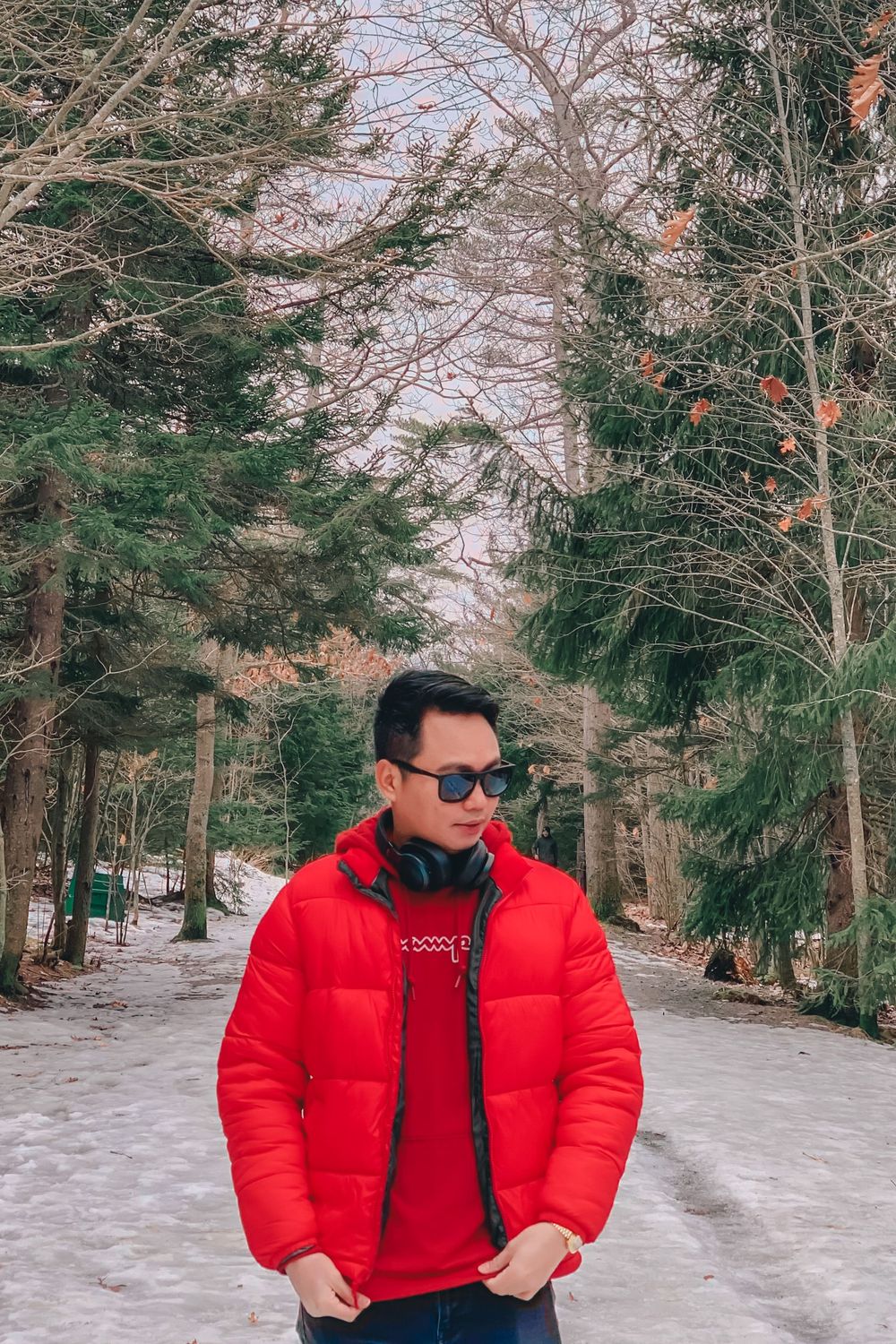 don's post featuring Champion, Old Navy. Feeling winter, canada, sunshineinthewinter