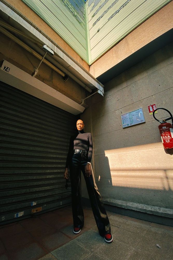 Brittnai's fit featuring Because of Alice, Pretty Little Thing, Nike | [object Object]