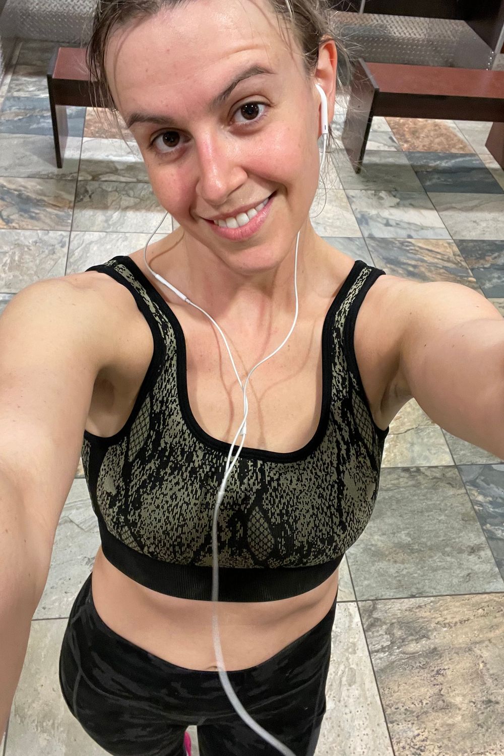 Adrenalaine's post featuring Fabletics. Feeling camo, snake, sportsbra, goodlife, gym, casual, leggings
