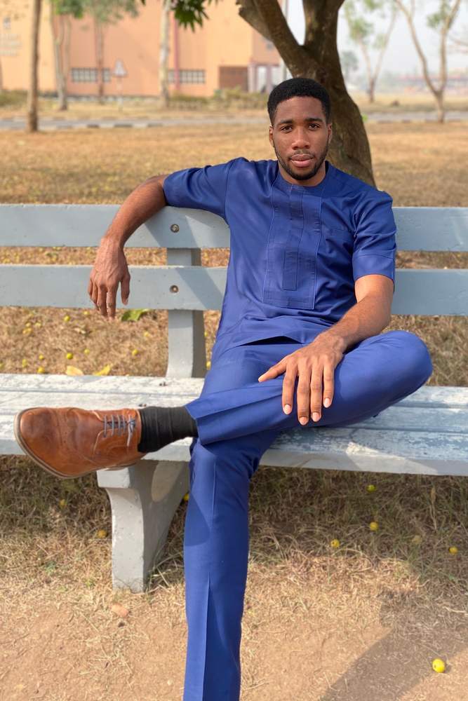 Iyke's fit featuring River Island, Hand Crafted | [object Object]