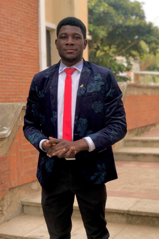 Iffykolawole1234's fit featuring Primavera Couture, Van Heusen, R&K