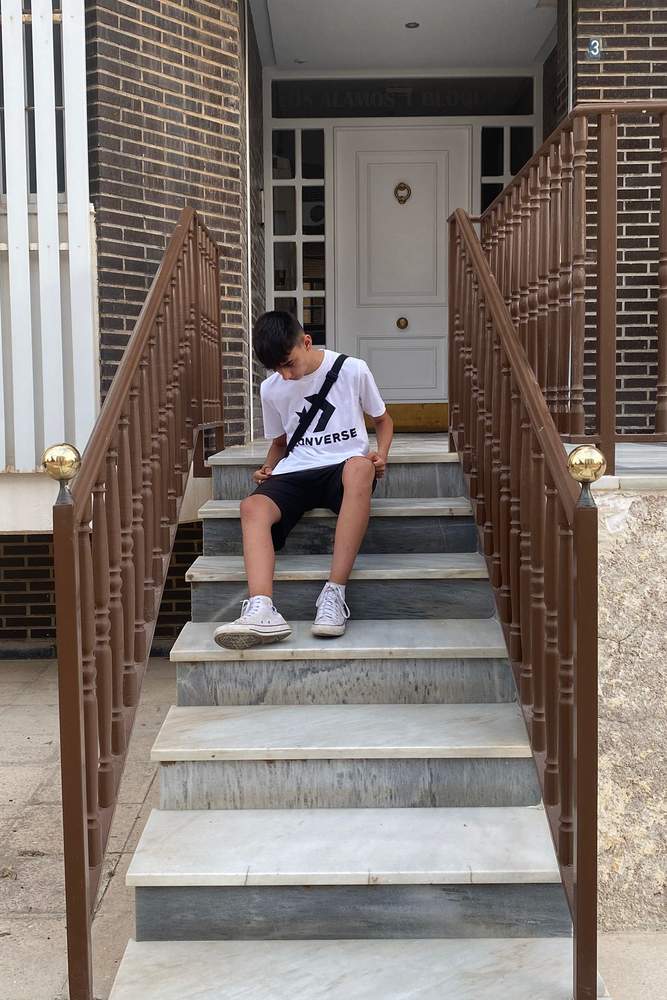 Kikemmadrid's fit featuring Converse | [object Object]