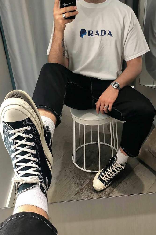 fikriprst's fit featuring Converse | [object Object], [object Object]