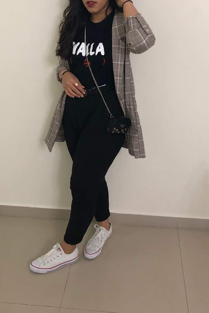 virtualamee's fit featuring stradivarius, Bershka, Guess, Converse | [object Object]