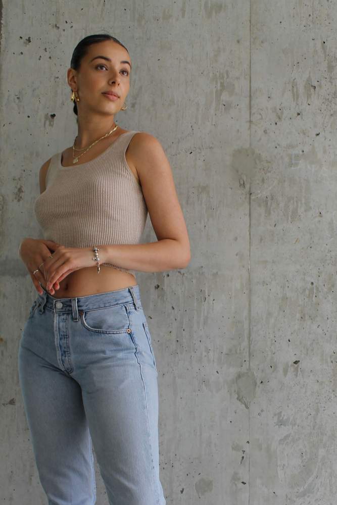 Yuna's fit featuring Levi's