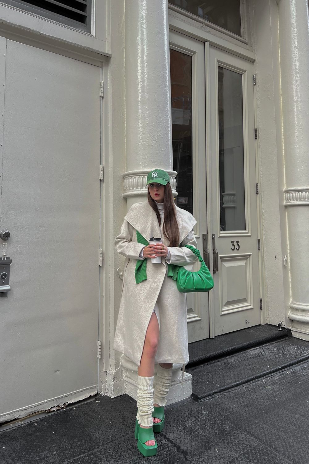 Post featuring Gabbi Ruched Hobo Handbag - Grass Green