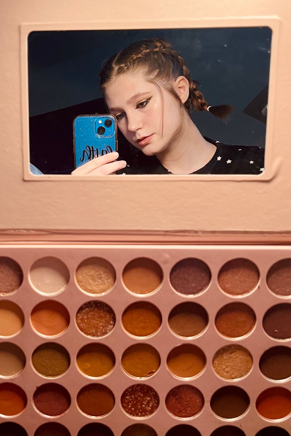 Mazeikeene's post featuring Time and Tru, NYX, Apple. Feeling makeup, streetwear, punk, hotgirl, lazyday, beautifulmakeup