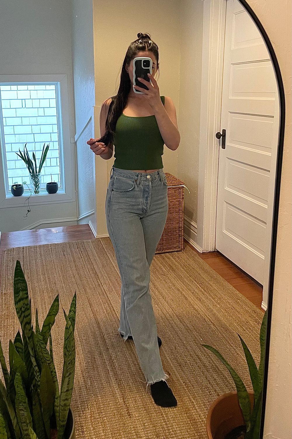 Post featuring  90s pinch waist jean