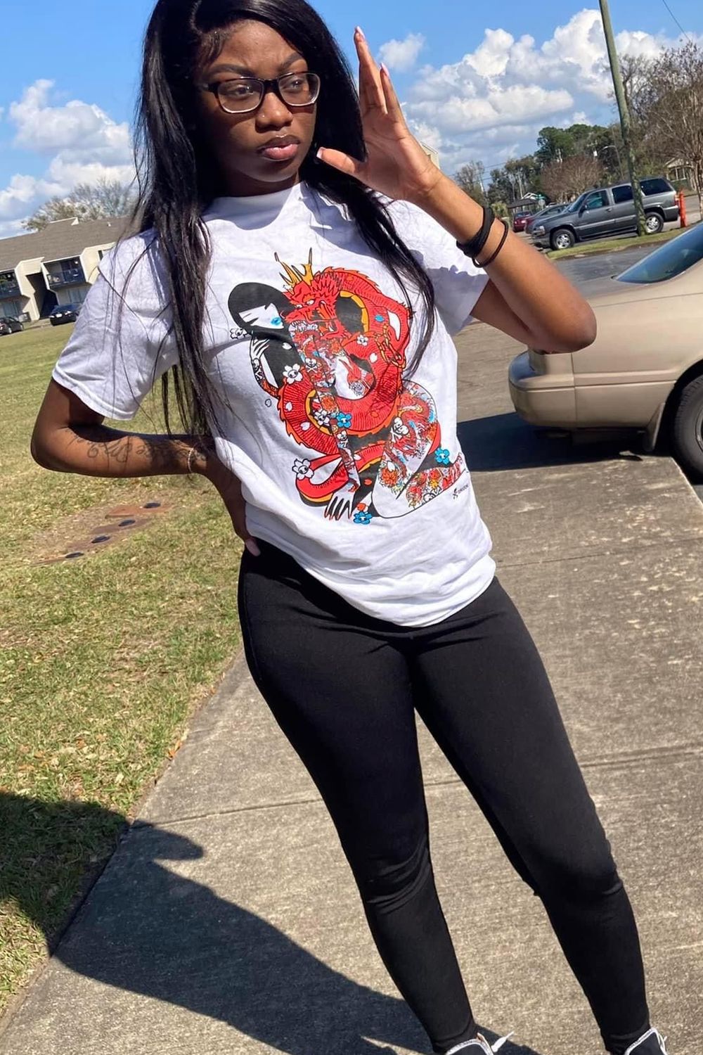 Mssweetlady43's post featuring Blush Mark. Feeling streetwear