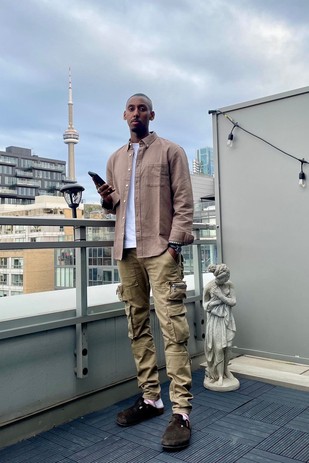 Amir's post featuring Uniqlo, Club Monaco, Birkenstock, Stance. Feeling clubmonaco, uniqlo, stance, birkenstock, streetwear, toronto