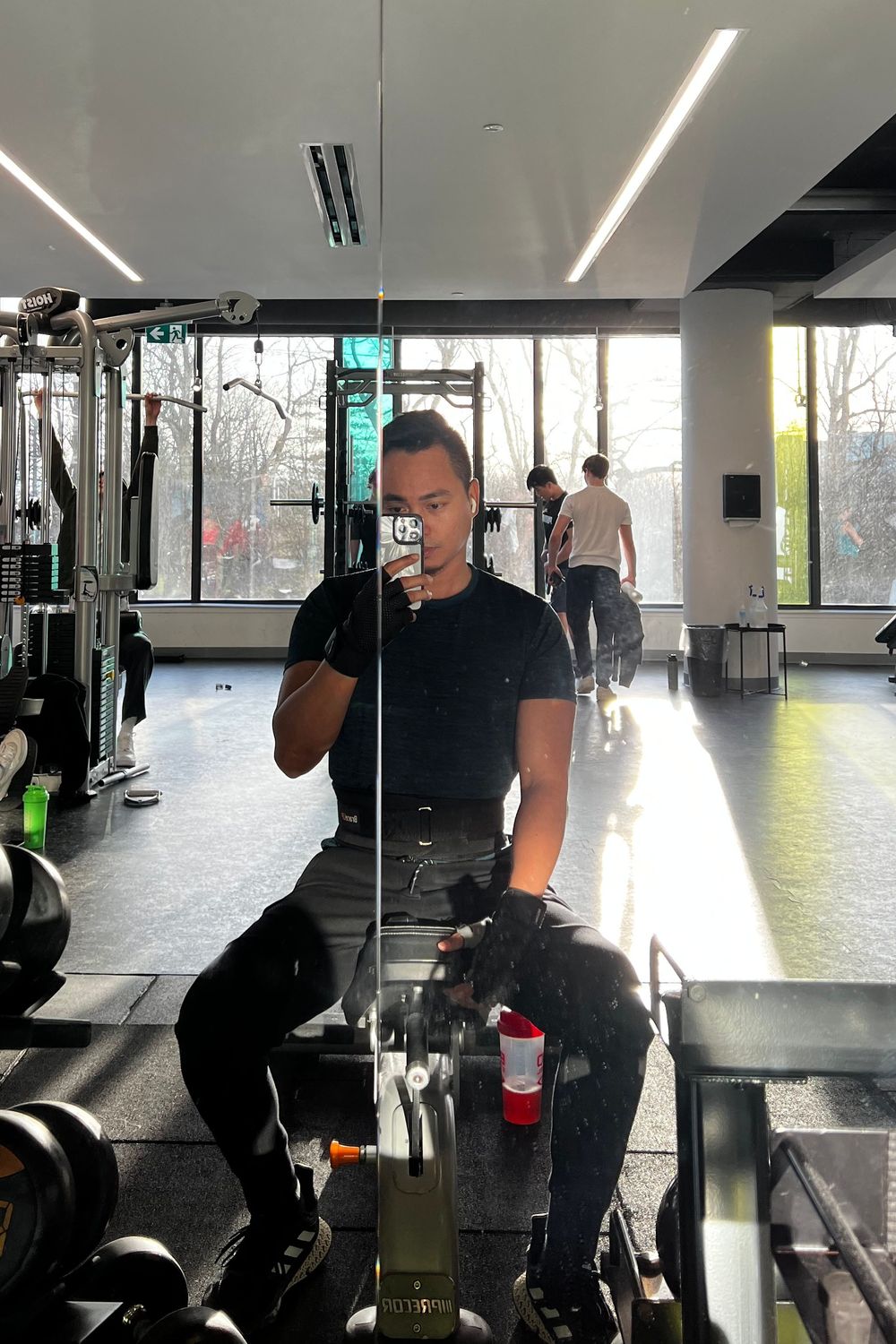 Post featuring Gymshark Crest Joggers - Black