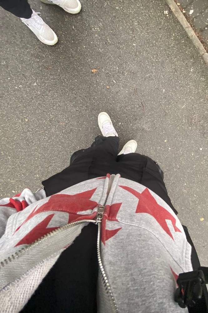 Ikysjj's fit featuring Bape, Jordan, Supreme, Jacov, Lacoste