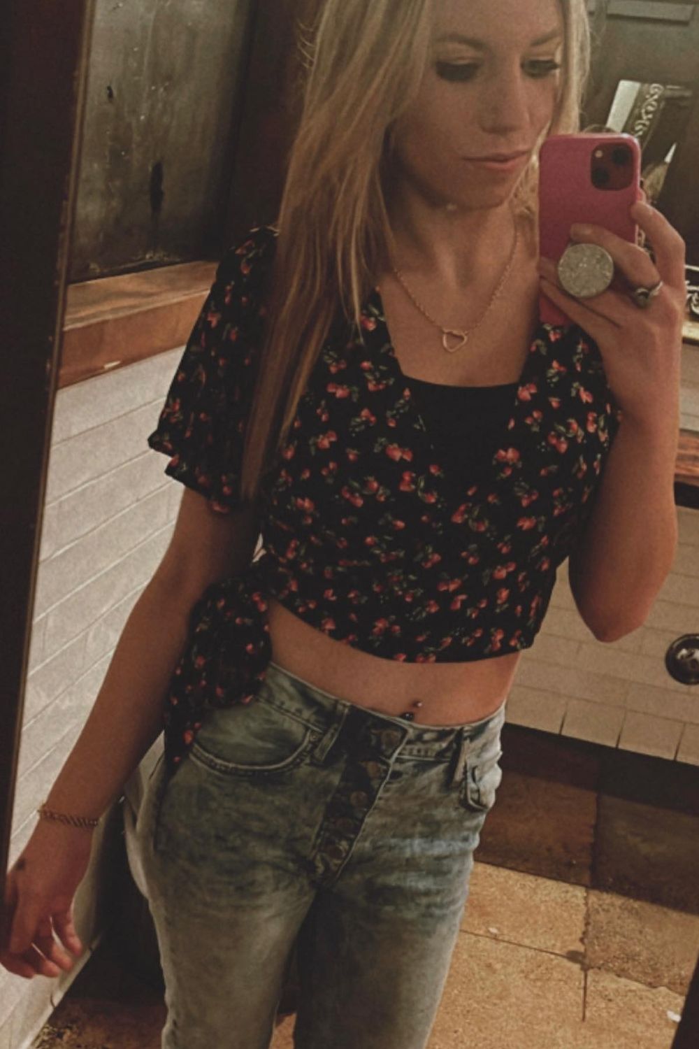 Post featuring Women's Super-High Rise Distressed Skinny Jeans - Wild Fable™ Medium Wash