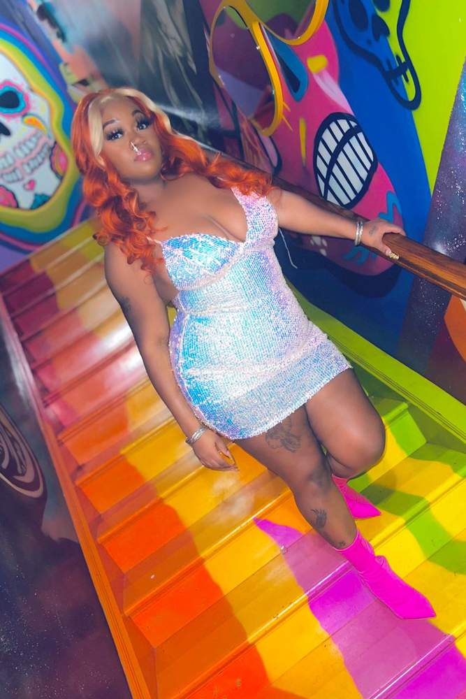 MoMoNiChole's review for Keep Your Shine Sequin Mini Dress - Blush