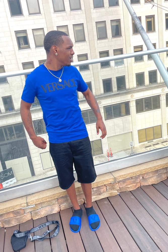 Junior22's fit featuring Versace | [object Object]