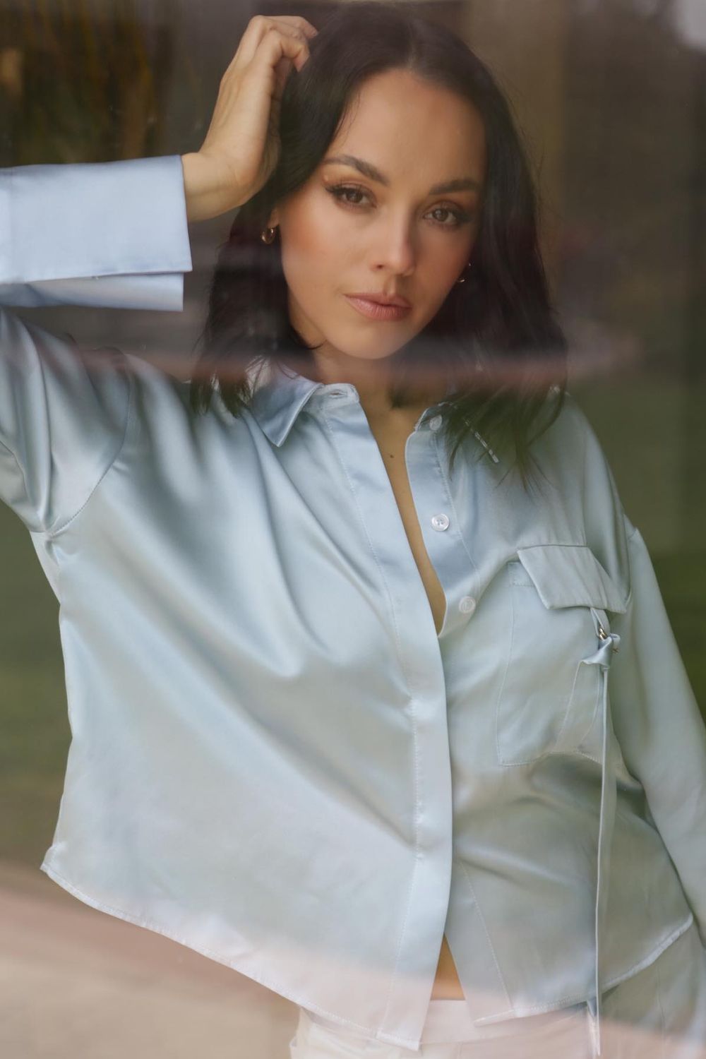 Post featuring JASMINE SHIRT - ICE BLUE