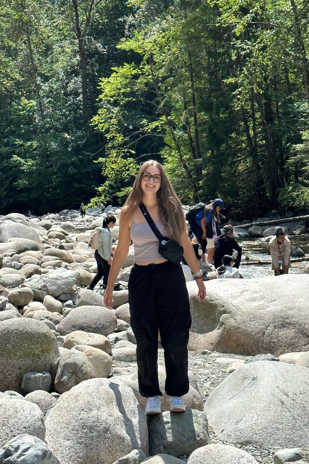 LiliyaM's post featuring Uniqlo, Reebok. Feeling vancouver, comfy, explore, travel, easy, cute, trendy