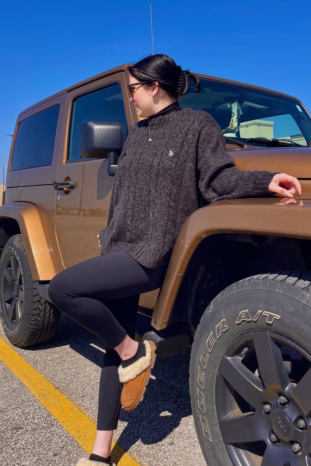 ayla's post featuring Polo by Ralph Lauren, Lululemon, UGG, Ray-Ban. Feeling 