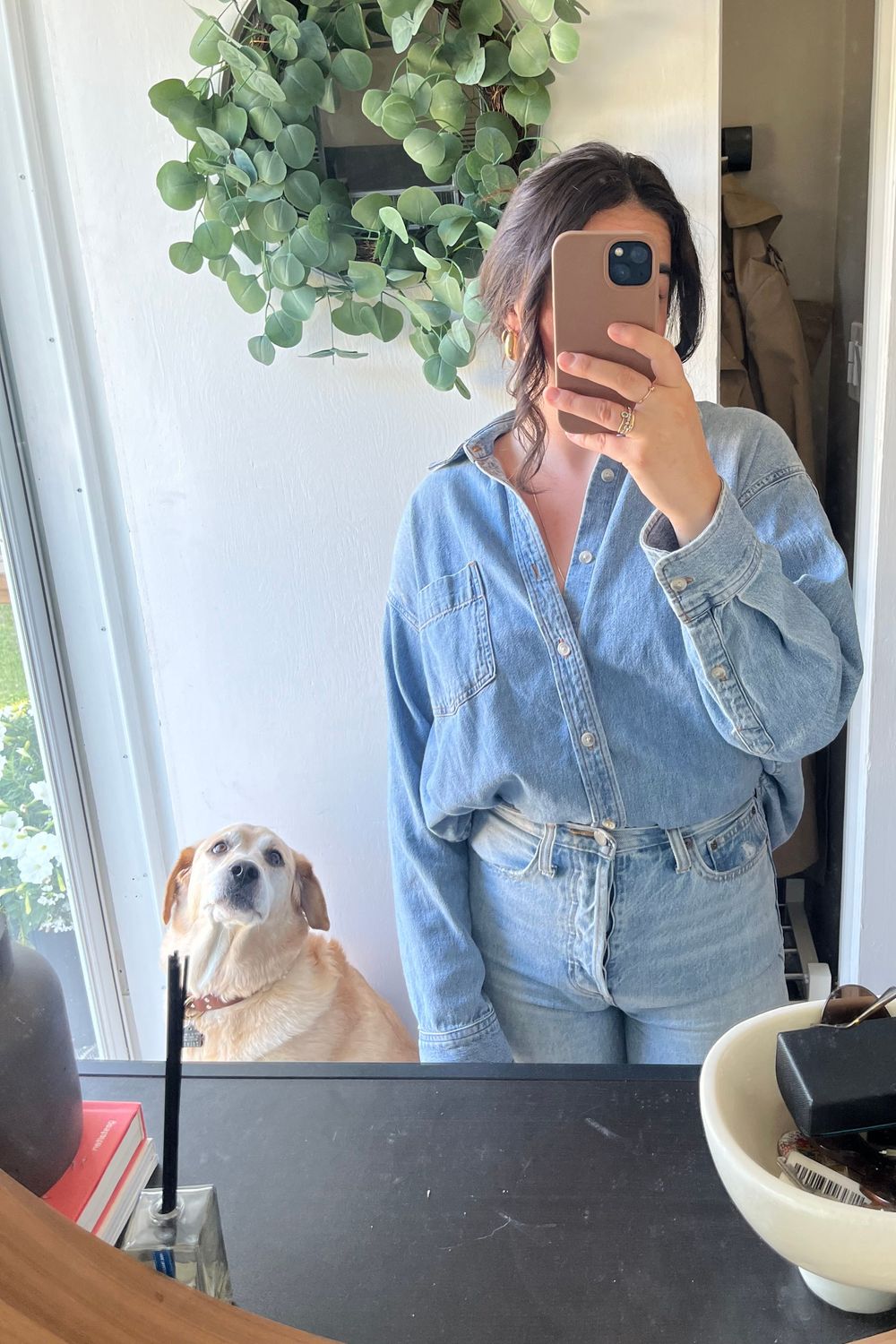 Post featuring the 80s comfy denim shirt