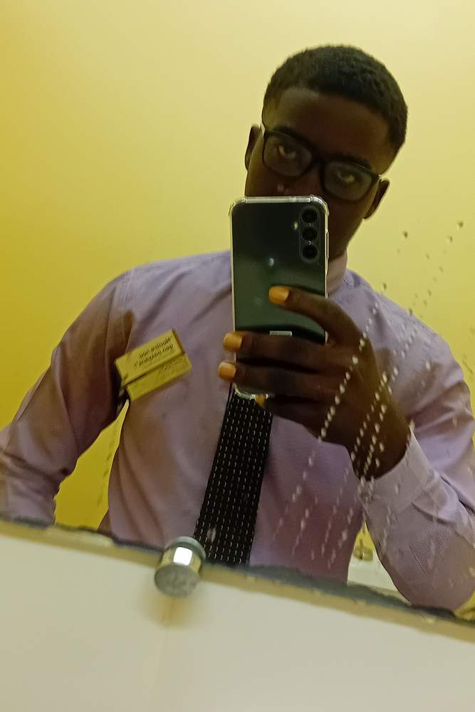Constant's review for manfinity mode men allover print button up shirt