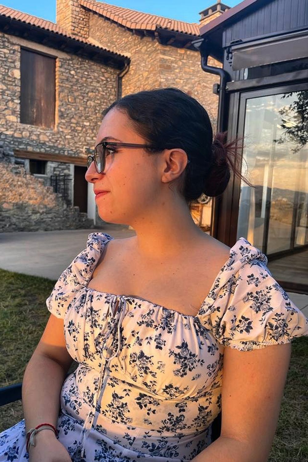 Post featuring Lace Up Floral Short Sleeve Short Dress