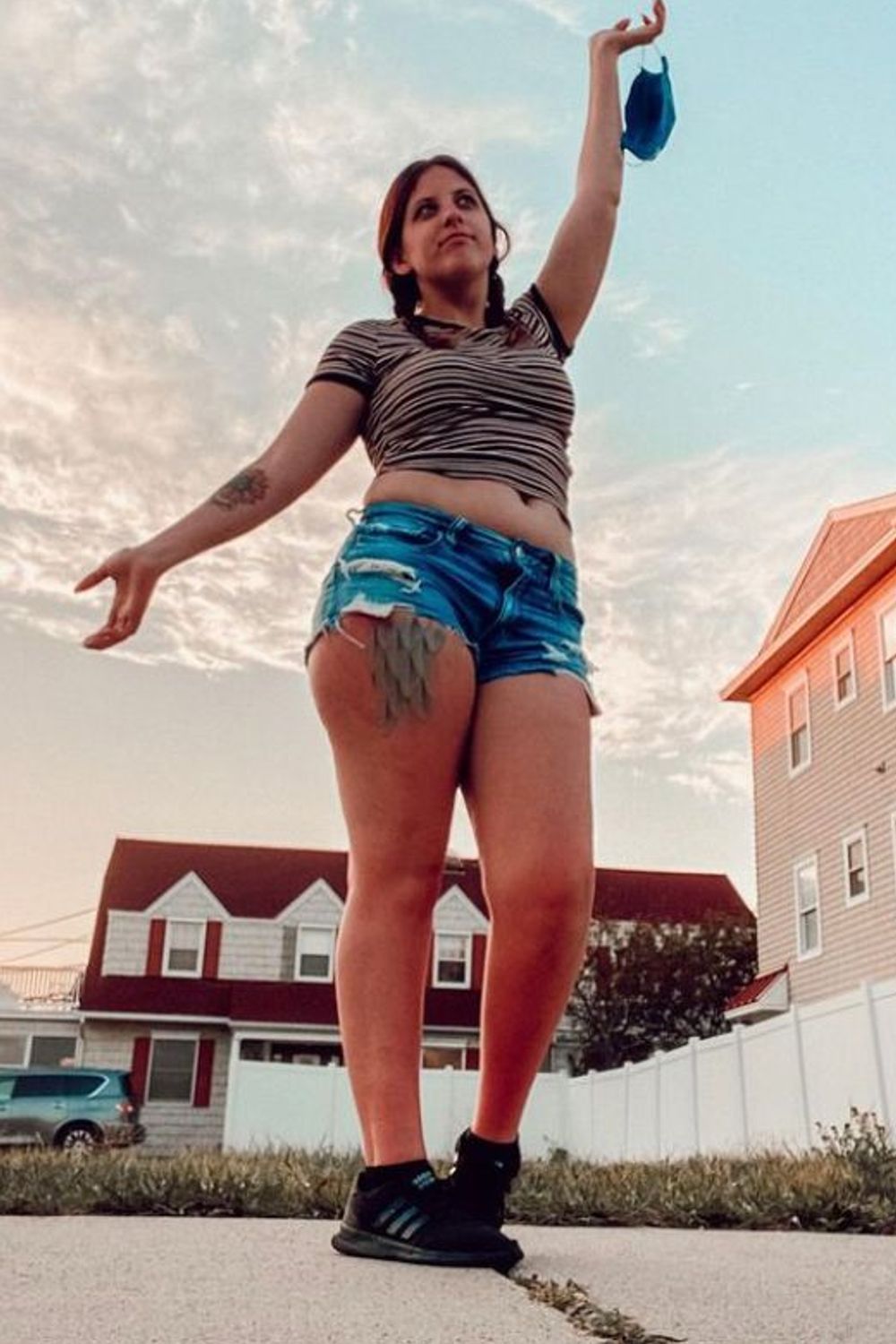 Mamamads121's post featuring American Eagle, Adidas. Feeling 