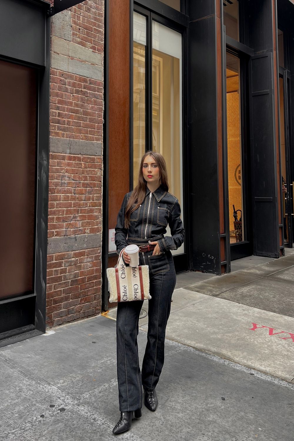 Post featuring Woody Tote Canvas with Leather Small