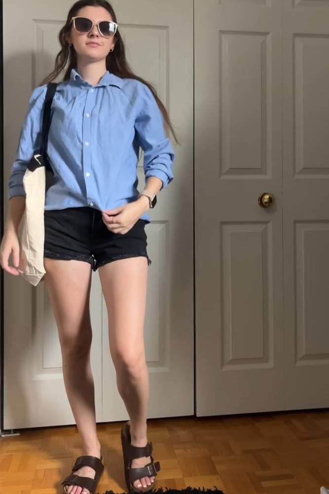 madisonsecord's fit featuring Abercrombie & Fitch, Birkenstock