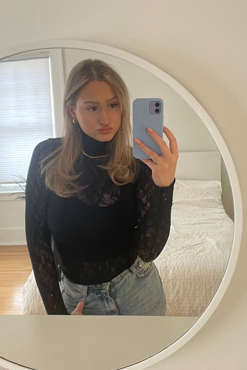 Post featuring Wilfred Women's Only Hip Turtleneck Top in Black size 2XS