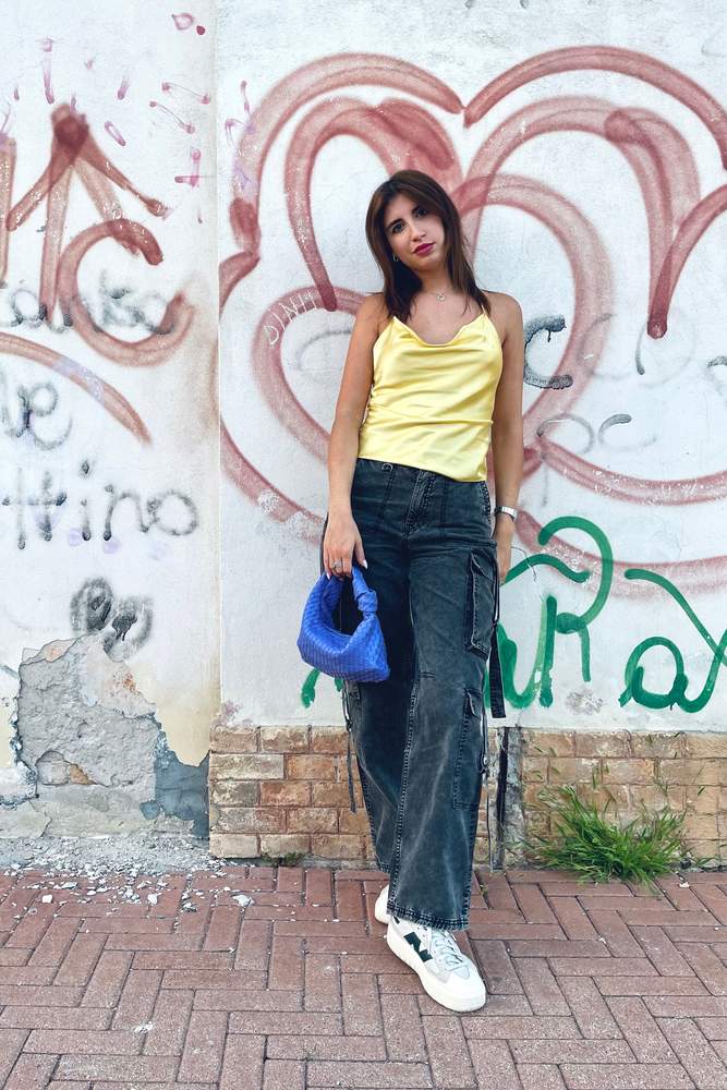 saraostan's fit featuring Bershka, New Balance