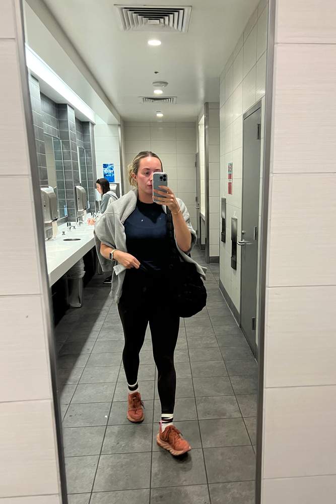 Jordanaprice's fit featuring Vitality, Hoka, Reformation, SKIMS | [object Object], [object Object], [object Object], [object Object]