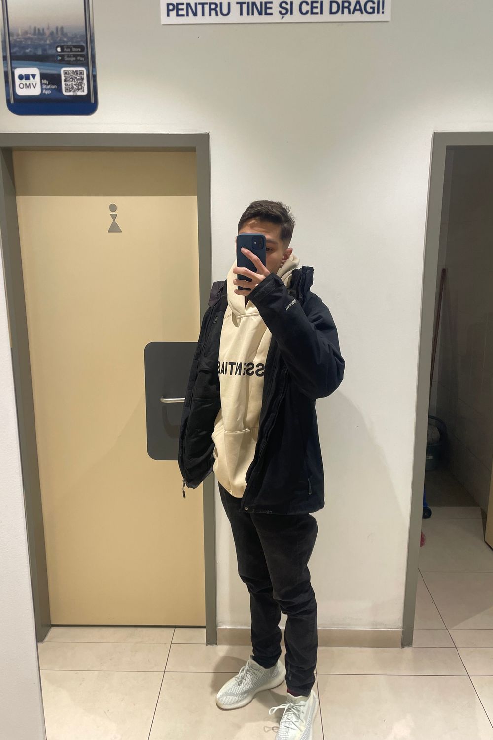 Post featuring Fear of God Essentials Pullover Hoodie Cream