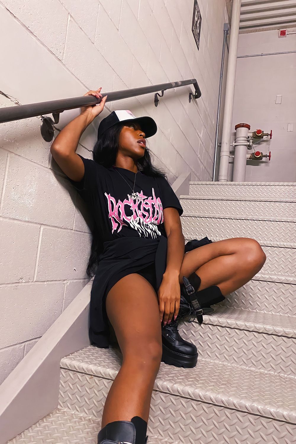 Post featuring Hawkey Black Graphic T-Shirt