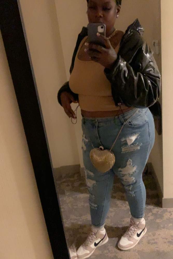 Daejanrh24's fit featuring Nike, Rainbow | athleisure, chic, punk