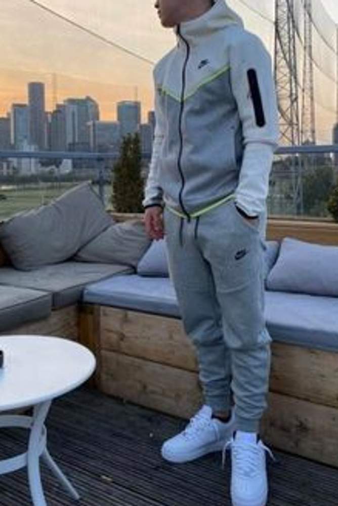 Nike slim fit tracksuit best sale