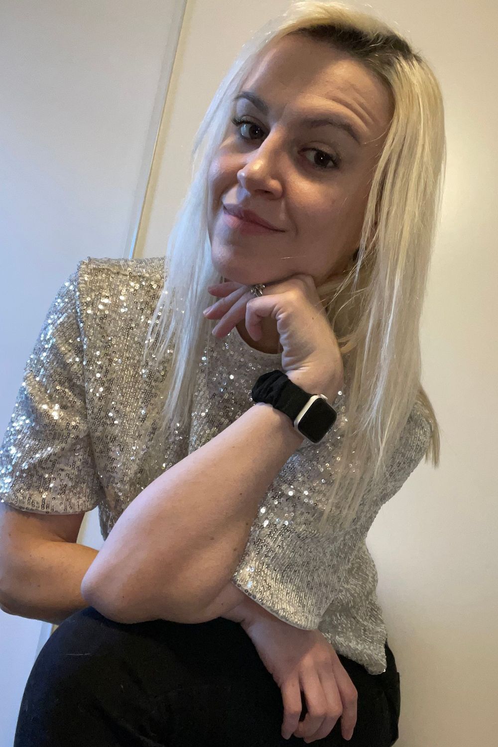 Adrenalaine's post featuring H&M. Feeling gold, holiday, party, trendy, chic, sequin