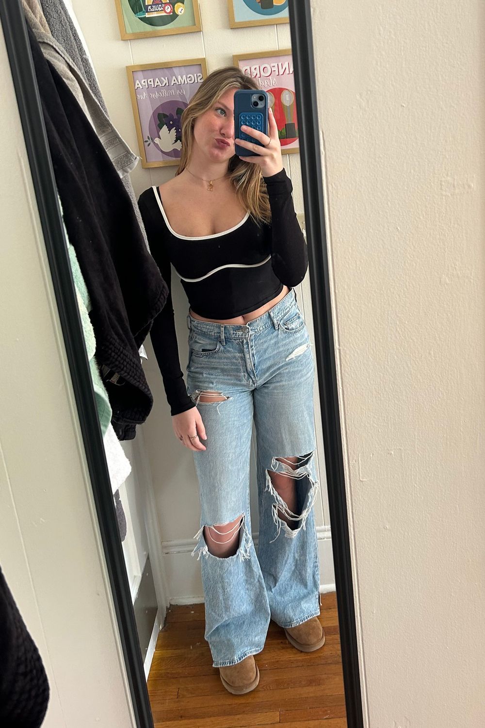Post featuring Read Between The Lines Contrast Crop Top