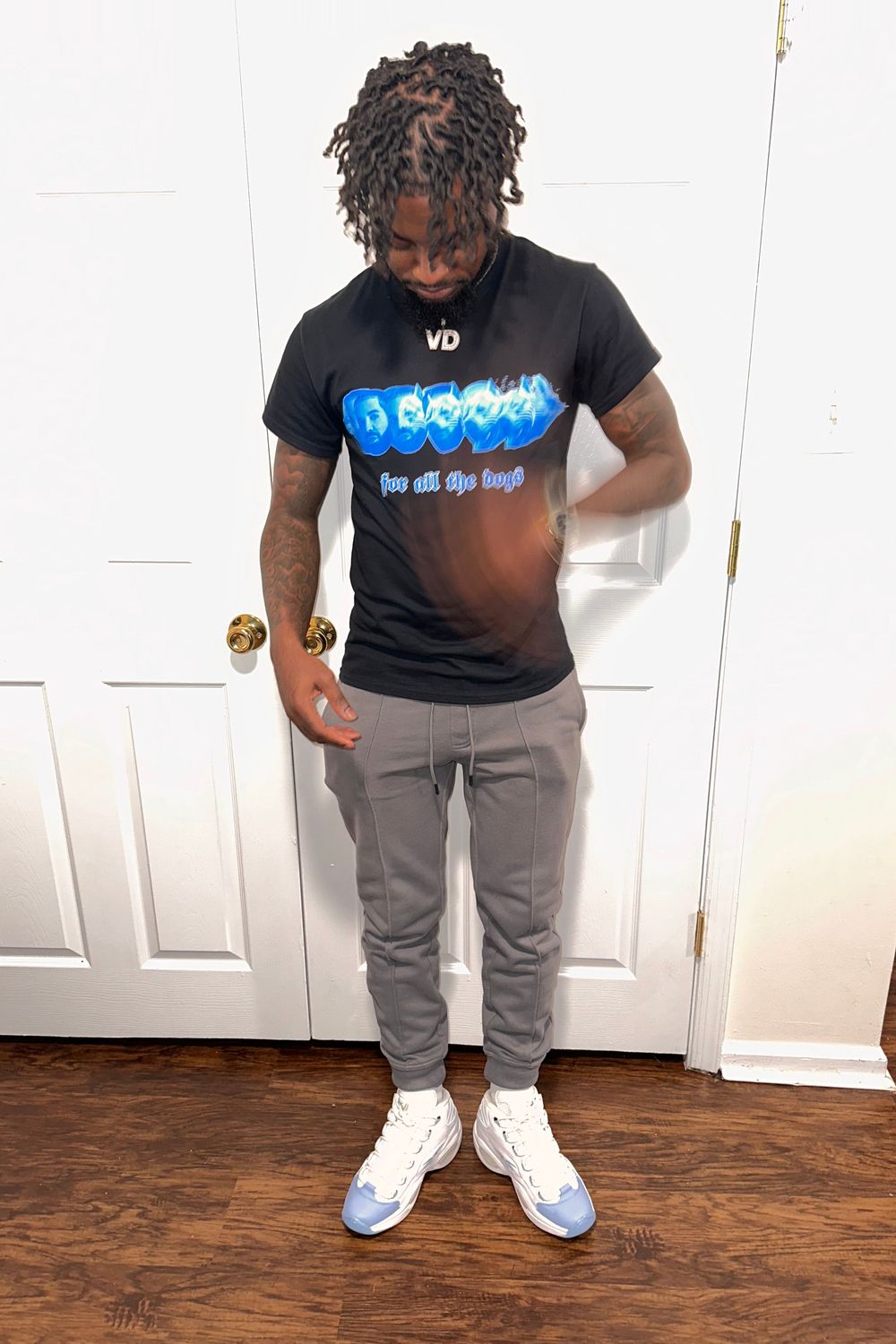 Post featuring Reebok Footwear Men QUESTION MID FTWWHT/FLUBLU/TOXYEL