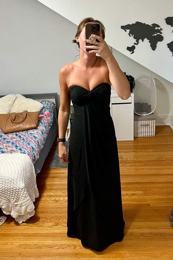 Taylormartin's fit featuring David's Bridal