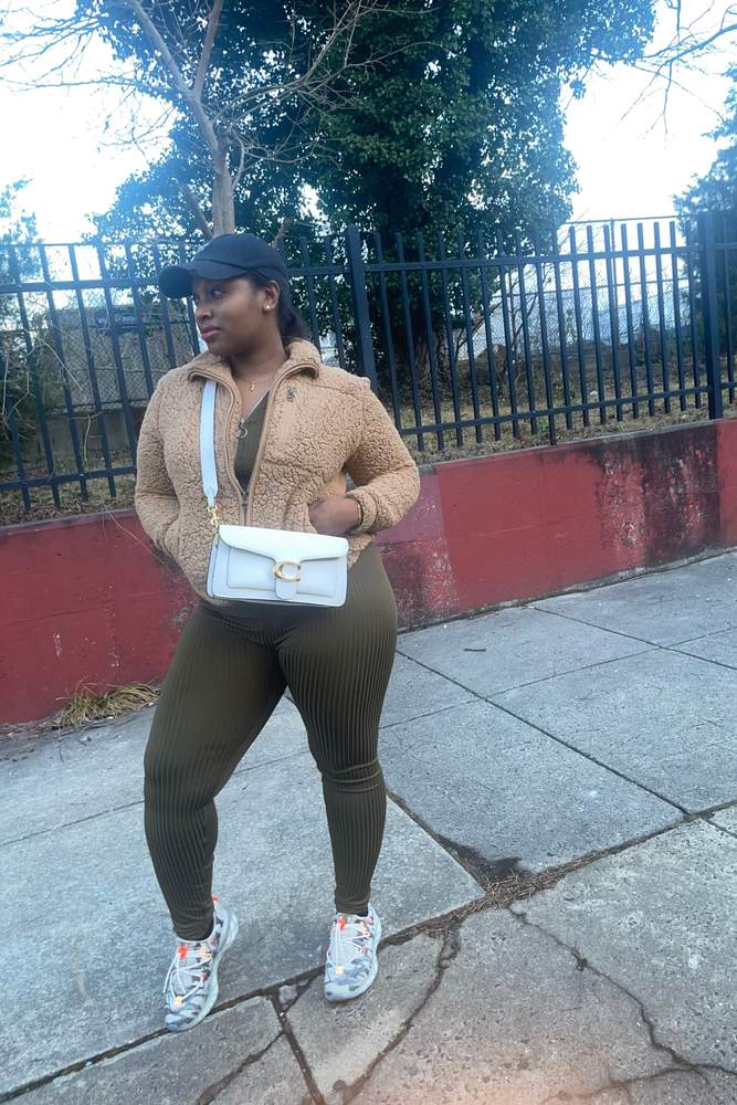 TerriaMarshee's fit featuring Garage, Coach, Fashion Nova