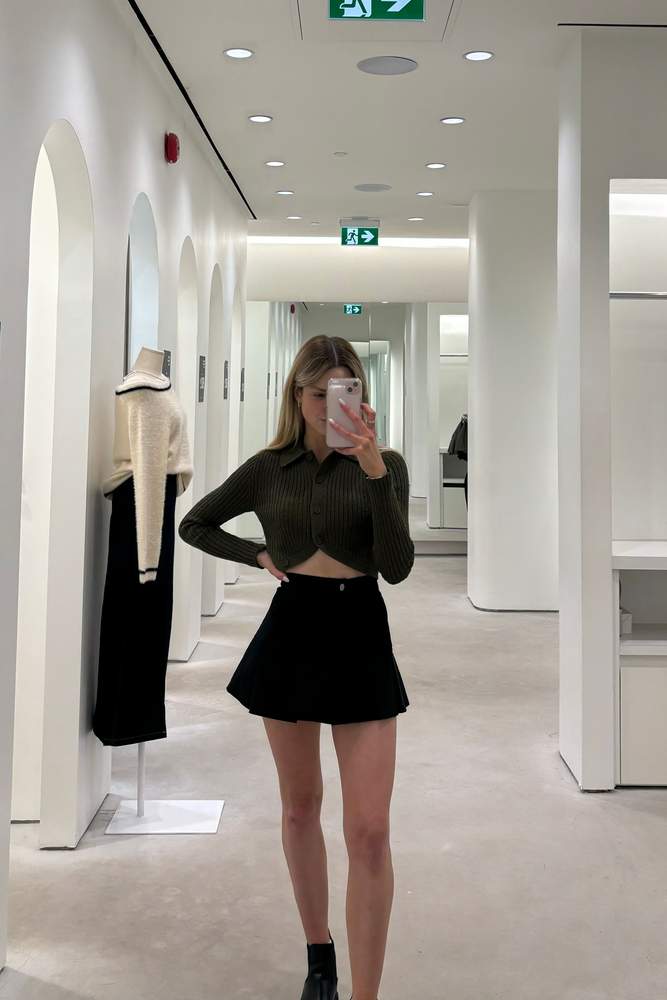 kateborisova's fit featuring OAK AND FORT, Circus by Sam Edelman