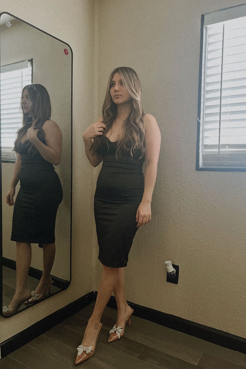 Post featuring Anya Embellished Pointed Toe Pumps - Nude