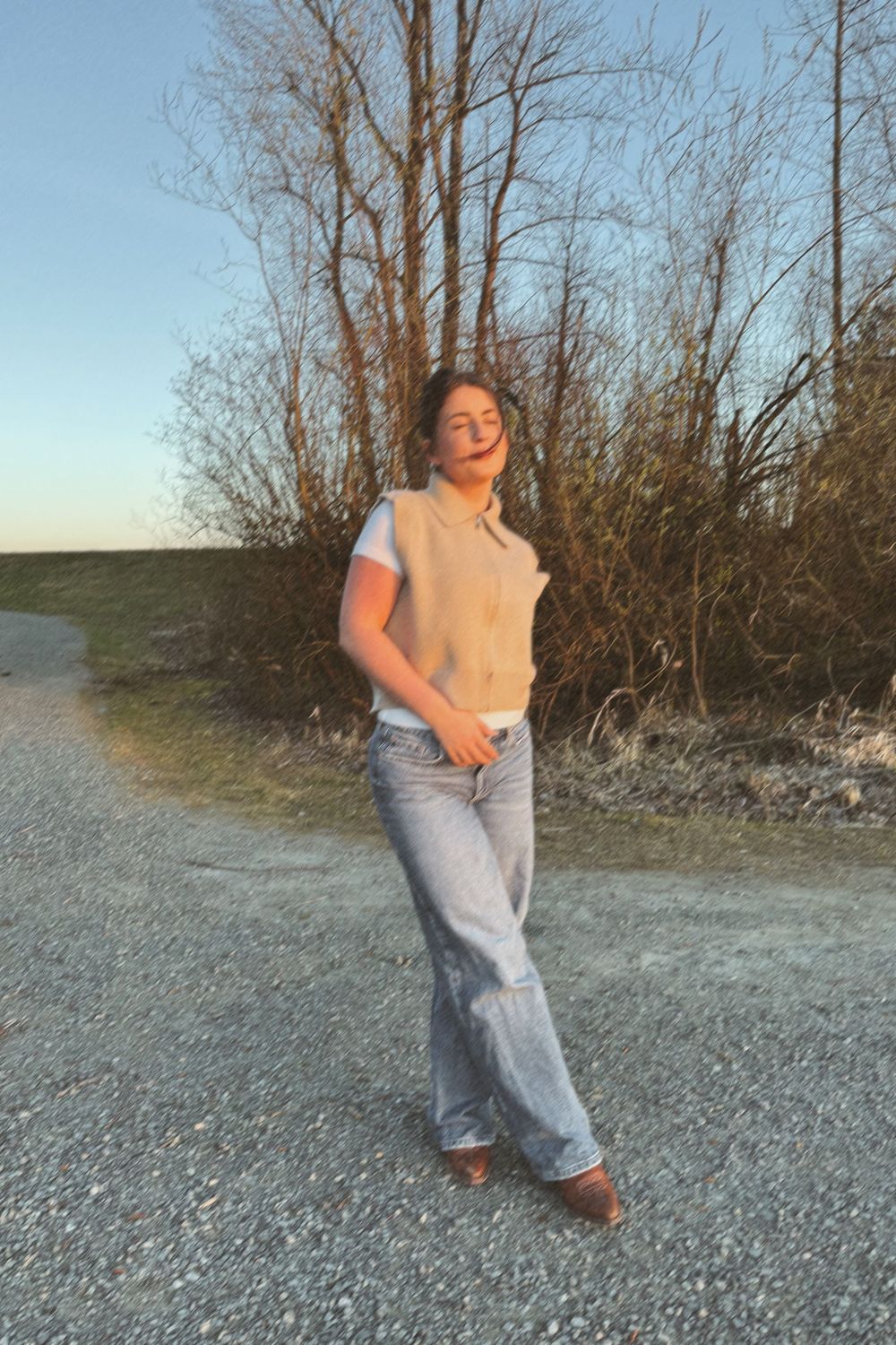 Post featuring Johni Zip Up Knit Vest