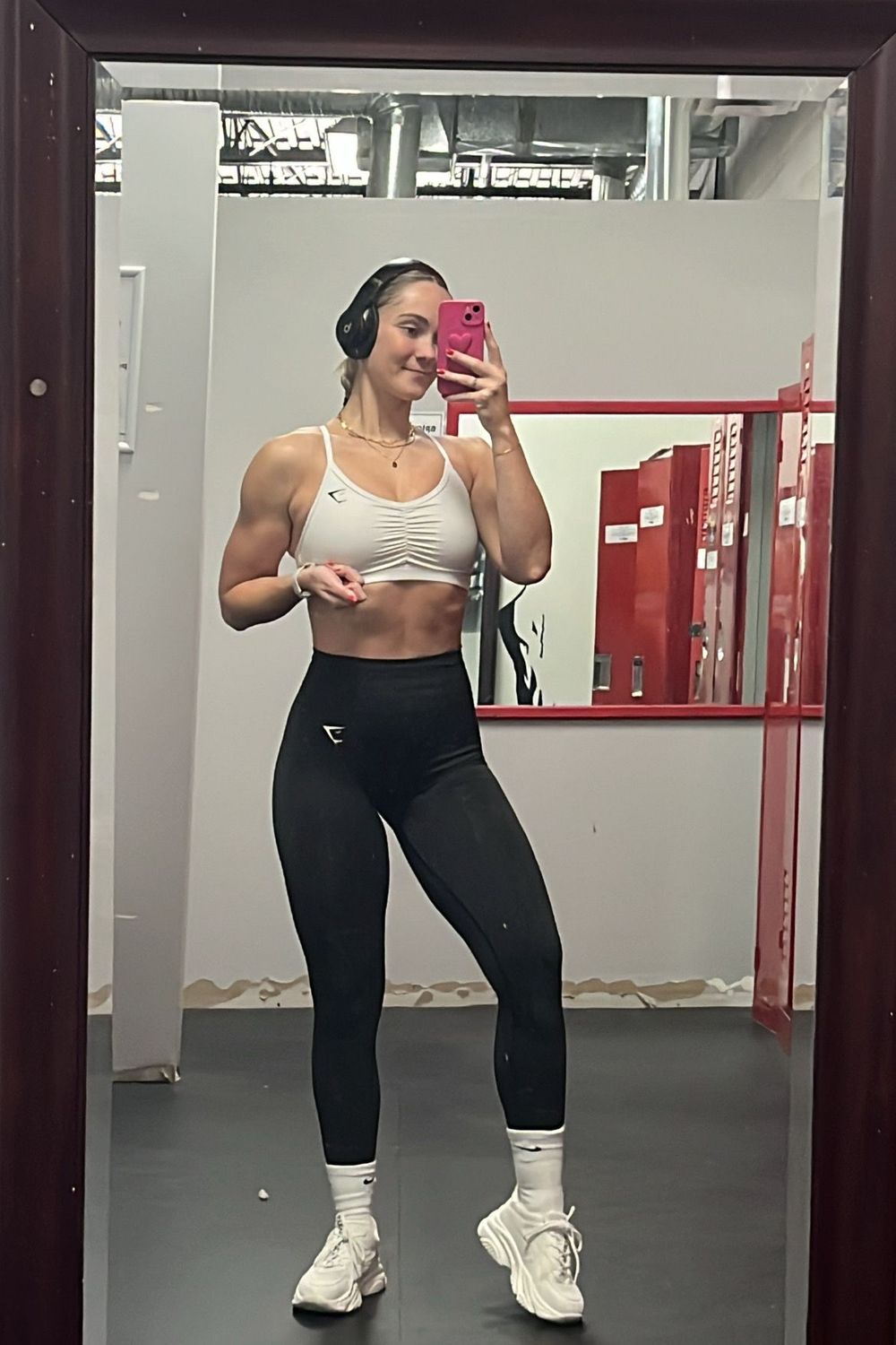 Post featuring Gymshark Vital Seamless 2.0 Leggings - Black Marl
