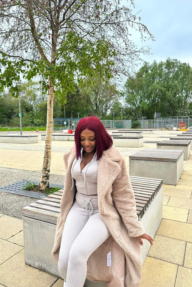 Explore faux fur coat Parallel