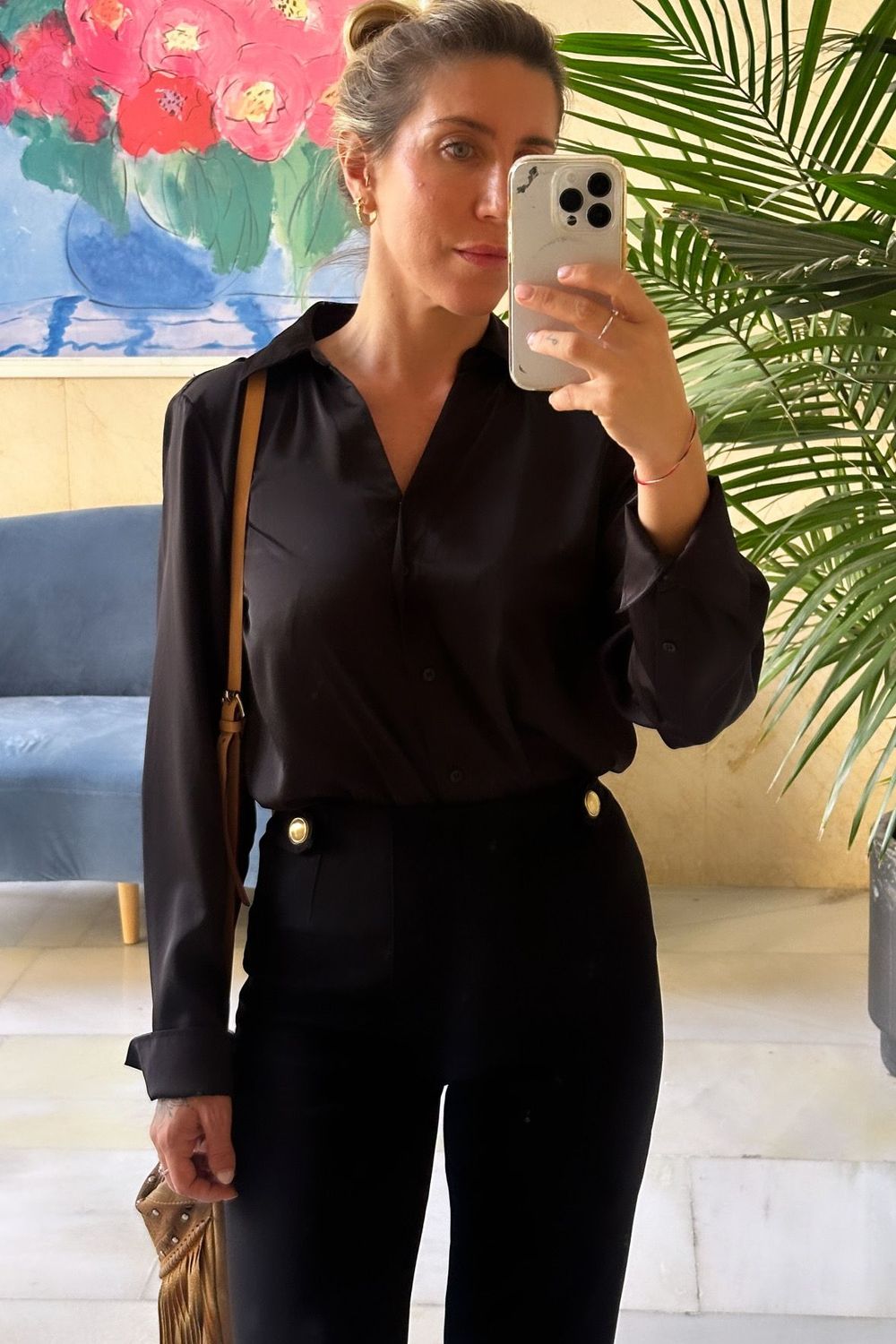 Adriennne's post featuring Lefties, Mahiya, H&M. Feeling businesscasual, chic, preppy